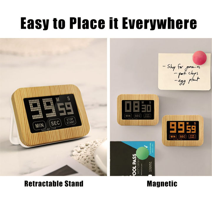 KOGEEK%20Digital%20Kitchen%20Timer%20Magnetic%20Countdown%20Clock%20Large%20Display%20Touchscreen%20Count%20Up%20and%20Down%20Timer%20with%20Retractable%20Bracket%20for%20Cooking%20Kids%20Gym%20Games%20Classroom%20-%20Image%204
