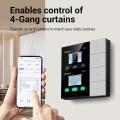 Tuya Zigbee 3.5 Inch Smart Wall Switch Touch Screen 4 Groups Switch 8-way Scene Radar Sensor Dimming Switch Curtain Smart Home.