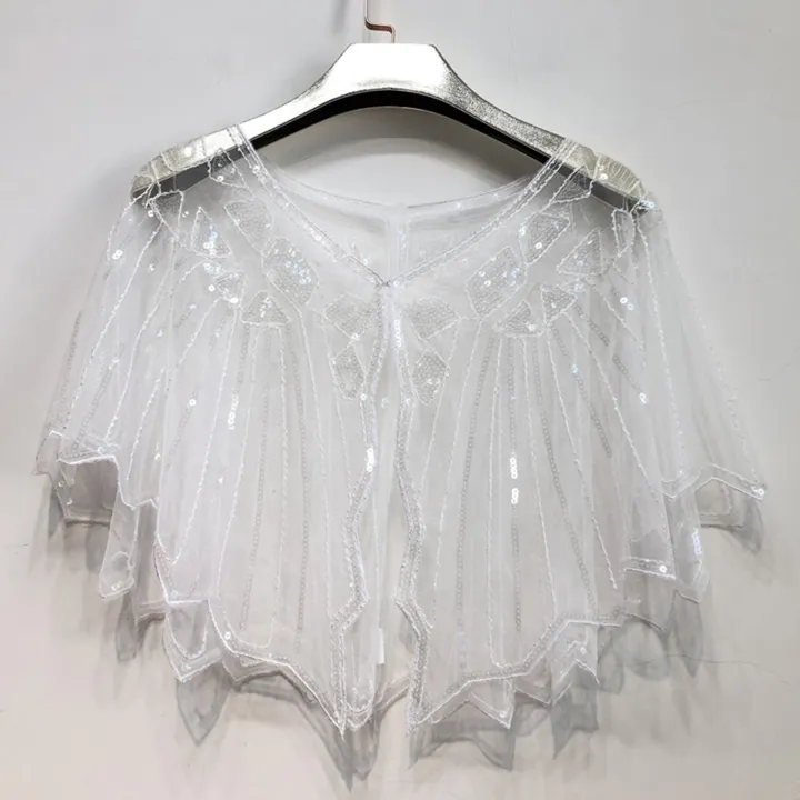 Women%20Cape%20Vintage%20Summer%20Beaded%20Sequin%20Shrug%20Flapper%20Dress%20Shawl%20-%20Image%205