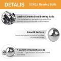 520Pcs Precision Steel Ball Bearings ,2-8mm Balls Magnetic Loose Bicycle Bearing Balls Assortment Kit - silver. 