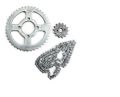 motorcycle chain and sprocket kits For Bajaj CT 100.