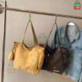 TAG Lifestyle Exclusive Design embroidery Canvas Tote Bag, Fashionable Top Handle With four Outside Pockets Trendy Fashionable Tote Bag for University, College Students Girls And Women.