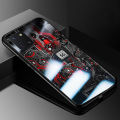 For Samsung Galaxy Note 10 Lite Case Explorer Version Theme Back Cover Tempered Glass Protector Back Cover for Samsung Note 10 Lite Back Cover Clear Circuit Board Design Full Coverage For s. 