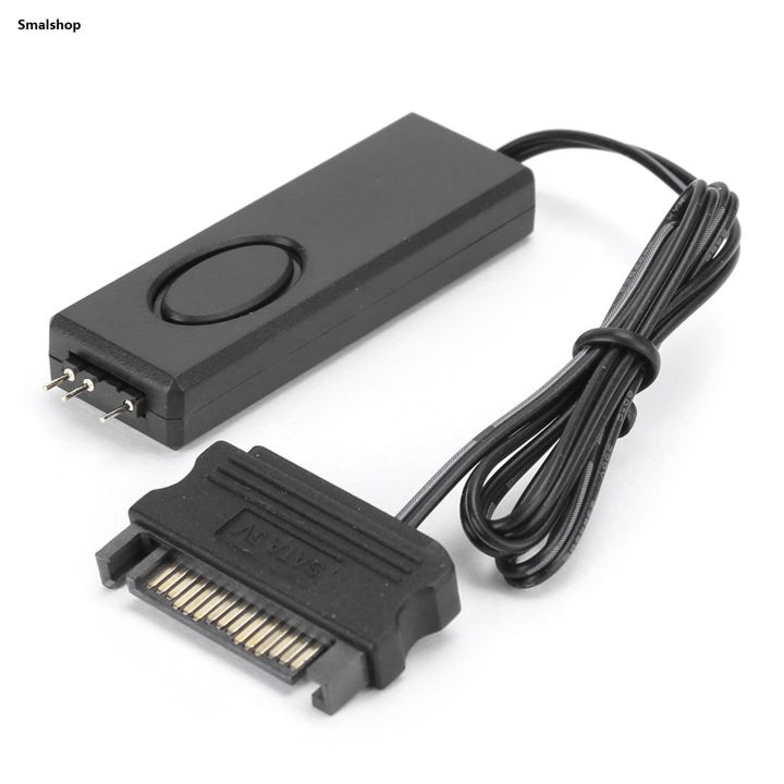 Smalshop 【Dream Sailing Store 】Remote Fan Light Controller PC Accessories 5V Symphony ARGB SATA‑Pin