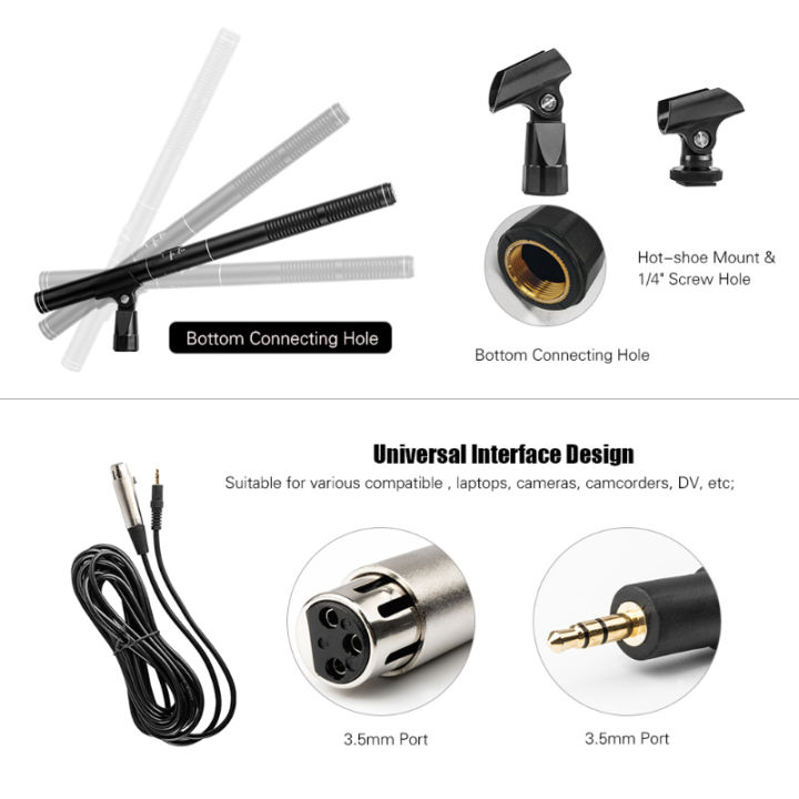 Handheld%20Interview%20Microphone%20Cardioid%20Condenser%20Shotgun%20Microphones%20Professional%20Recording%20Mic%20with%20Bracket%20for%20DSLR%20DV%20Camera%20-%20Image%204