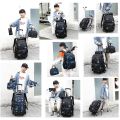 Kids School Bag With Wheels Rolling Backpack for Boy Wheeled School Bag 6 Wheels Trolley Bookbag Carry on Luggage with Lunch Bag. 