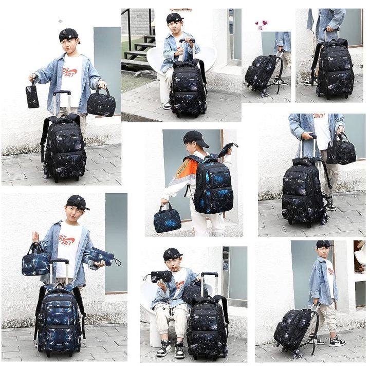 Kids%20School%20Bag%20With%20Wheels%20Rolling%20Backpack%20for%20Boy%20Wheeled%20School%20Bag%206%20Wheels%20Trolley%20Bookbag%20Carry%20on%20Luggage%20with%20Lunch%20Bag%20-%20Image%206