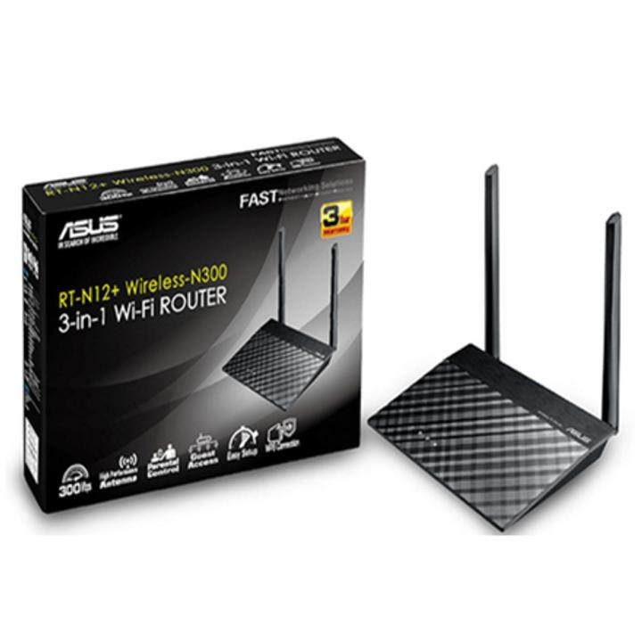 Asus RT-N12+ 300 Mbps Single-Band Wi-Fi Router | Daraz.com.bd