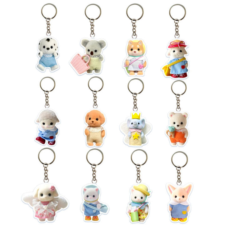 %5B%20New%20%5D%20Sylvanian%20families%20%20%20Acrylic%20Double-Sided%20Keychain%20Pendant%20%20%20Cute%20Dog%20%20in%20Wind%20%20%20Cartoon%20%20%20Pendant%20%20%20Peripheral%20-%20Image%205