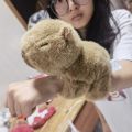 Tik Tok cartoon doll Kapibala capybara pop plush toy pop bracelet birthday gift. 