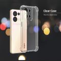Oppo Reno13 5G Premium Silicone Case Crystal Clear Soft TPU Ultra-Thin Transparent Flexible Protective Mobile Phone Back Cover. 
