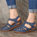 Women Sandals New Summer Shoes Woman Plus Size 44 Heels Sandals For Wedges Chaussure Femme Casual Gladiator Platform Shoes Talon House Foocus.