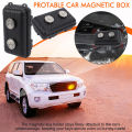 Magnetic Key Holder Concealed Key Box Plastic Housing for Spare Door Keys Cash.