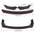 4 Pieces Car FrontFront Bumper Lip Body Kit ABS Bumper Lip Chin Spoiler Splitter Universal. 