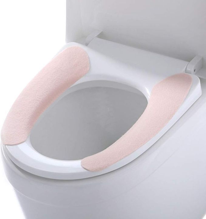 Customizable%20adhesive%20toilet%20seat%20cover%20reusable%20Solid%20color%20Sticky%20Toilet%20Mat%20Adsorption%20type%201%20pair%20-%20Image%206