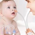 Cartoon Print Big Size Silica gel children's hygienic nasal aspirator for nose Nose Cleaning/Nasal Aspirators Device_1pcs. 