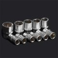 1Pcs New For Ratchet Torque Wrench Hex Short Socket Hand Tool 1/4" 6.35mm Head Metric Key Sleeve Double End 4-14mm Drive Socket. 