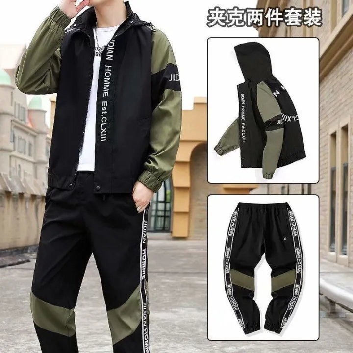 Youth%20Student%20Spring%20and%20Autumn%20Men's%20Jacket%20Sweater%20Suit%20Handsome%20Junior%20and%20Middle%20School%20Students%20Casual%20Sports%20Suit%20Fashion%20Clothing%20-%20Image%203