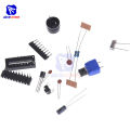 【YIYANGMAOYI111】diymore AT89C2051 4 Clock Electronic Component Suite DIY Kit. 