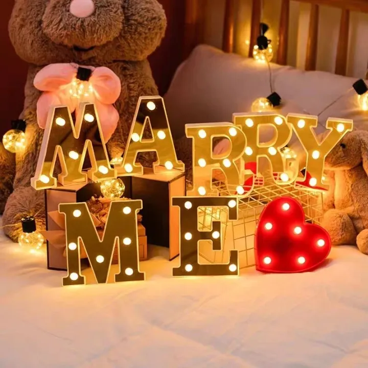 Gold/white%2016cm%20LED%20letter%20and%20number%20illuminated%20letter%20light,%20used%20as%20a%20decorative%20light%20for%20weddings,%20birthday%20parties%20-%20Image%204