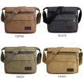 New Fashion Men Canvas Crossbody Shoulder Messenger Bags Man Cross Body Bag Casual Multi Function Portable Male Bags. 