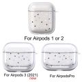 HoneyYami Red Love Heart Clear TPU Cover For Apple Airpods 2/1 3 Earphone Coque Soft Protector Funda Airpods Pro Pod Covers Earpods Case.