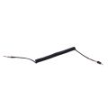 3.5mm Audio Aux Cable Jack 3.5 Jack aurum plated 90 degree Angle Audio Cable 3.5mm Male to Male for Car for iphone Black. 