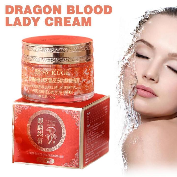 50g Dragon Blood Face Refine Pores Brighten Skin simple Wrinkles Aging Reduce Serum Lines Fine Whitening