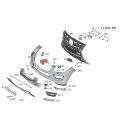 A0009050010 Car Radar Sensor Control Unit For Mercedes Benz W212 W221 W207 Distance Blind Spot Object Warning Module.