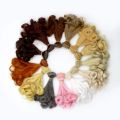 【The road to happiness Store】Msiredoll bjd wig Accessories  15*100CM 25*100CM doll hair for 1/4 1/12 Gradient Color Natural bjd wig diy Free. 