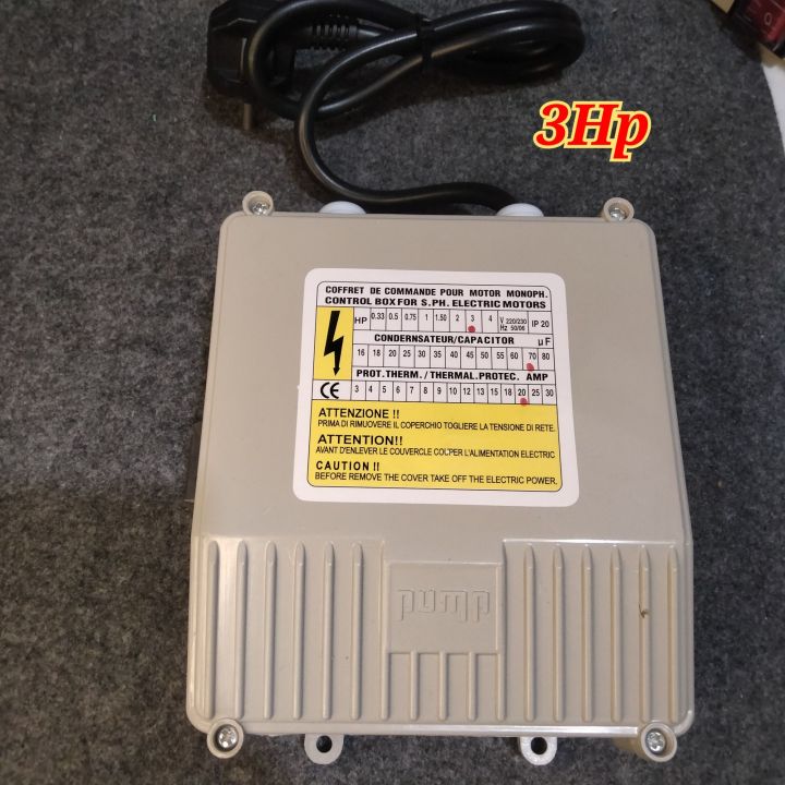 Motor Control Unit Submersible Weter Pump Control Device With Capacitor