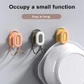 Durable Self-adhesive bathroom hooks Practical Rust-resistant Multi-functional Rustproof bathroom hooks Space-saving Easy to install Wall-mounted bathroom hooks for Bathroom organization Kitchen storage Home decoration Salon equipment Professional.