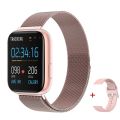 Smart Watch For Women Blood Pressure Heart Rate Monitoring Pink Fitness Sports Smartwatch Smart Notification IP67 Waterproof. 