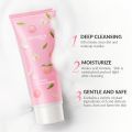 BIOAQUA Peach Amino Acid Skin Facial Cleanser - 100g- Face Wash Mousse Makeup Removal. 
