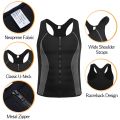 Men Body Shaper Workout Tank Tops Shapewear Compression Shirts Weight Loss Slimming Vest Waist Trainer Cropped Muscle Undershirt. 