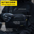 NITECORE SLB03 Commuter Sling Bag 500D Nylon Casual MultiPurpose Tactical Function Crossbody Bag Molle System Waist Bags Men.