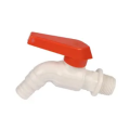 PVC PP ABS Plastic Water Tap Ivory Garden Basin Faucet Plastic Hose Bibcock. 