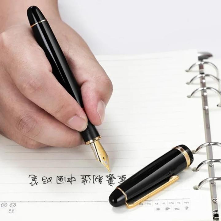 Jinhao%20X350%20Fountain%20Pen%20Black%20Gold%20Clip%20Luxury%20Executive%20Pen%20EF%20F%20M%20Bent%20Nib%20Writing%20ink%20Pen%20Office%20School%20Stationery%20Supplies%20Amour%20zii%20-%20Image%202