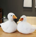 Lifelike Call Cole Duck Stuffed Toy Cute White Duck like Goose Simulation animal Doll toys for Children Pillow Water Animal Gift.