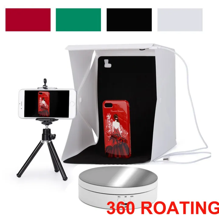 %E3%80%90YIYANGMAOYI111%E3%80%91New%20Led%20Light%20360%20Degree%20Electric%20Rotating%20Turntable%20Display%20Stand%20Photography%20Max%20Load%203kg%20video%20shooting%20Tent%20-%20Image%203