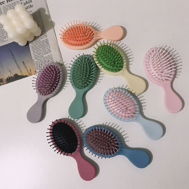 Mini children's airbag cushion massage generous curly hair sandalwood large curved cream glue DIY small comb home