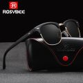 ROSYBEE UV400 Polarized Sunglasses Men Women Classic Cool Retro Sun Glasses Coating  Man Driving Shades Fashion Male Oculos. 