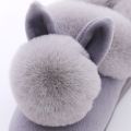 Autumn Winter Cotton Slippers Rabbit Ear Home Indoor Slippers Winter Warm Shoes Womens Cute Plus Plush Slippers. 