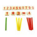 Number Symbol Game Number Stick Baby Educational Toys Children's Arithmetic Number Rods Montessori Enlightening Early Education Teaching Aids. 