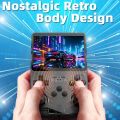 R36S Handheld Game Console, 3.5-inch IPS Screen, 32GB Linux System, 11 Emulator, 64GB TF Card - Grey.