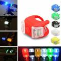 2Pcs Bike Bicycle MTB LED Frog Head Front Lamp Warning Rear Flash Light.