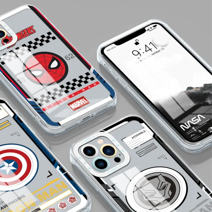 YYDS%20for%20Samsung%20A12%20A12%205G%20M12%20Back%20Cover%20Marvel%20Iron%20Man%20Transparent%20Crystal%20TPU%20Soft%20Thin%20Phone%20Case%20-%20Image%206