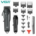 VGR Clipper Hair Cutting Machine Electric Hair Clipper Professional Hair Trimmer Cordless Trimmer for Men Digital Display V-282. 