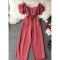 Western Fashion Ladis Stitched Jumpsuit Charry Georgette style Kurti dress for women. 