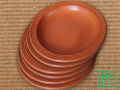 Clay plate. Matir plate. Clay Round Plate. Natural Clay Decorative Plate. Handmade round Clay Plate. 6 pica . by  Mallik trading. 